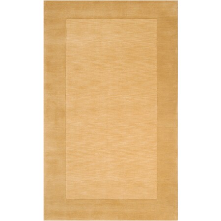 Mystique Collection Wool Area Rug In Dark Goldenrod Design By Surya